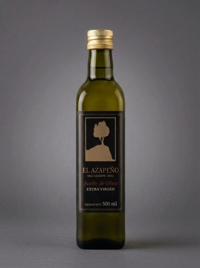 Aceite de Oliva Extra Virgen 500 ml El Azapeño - Botella de Vidrio