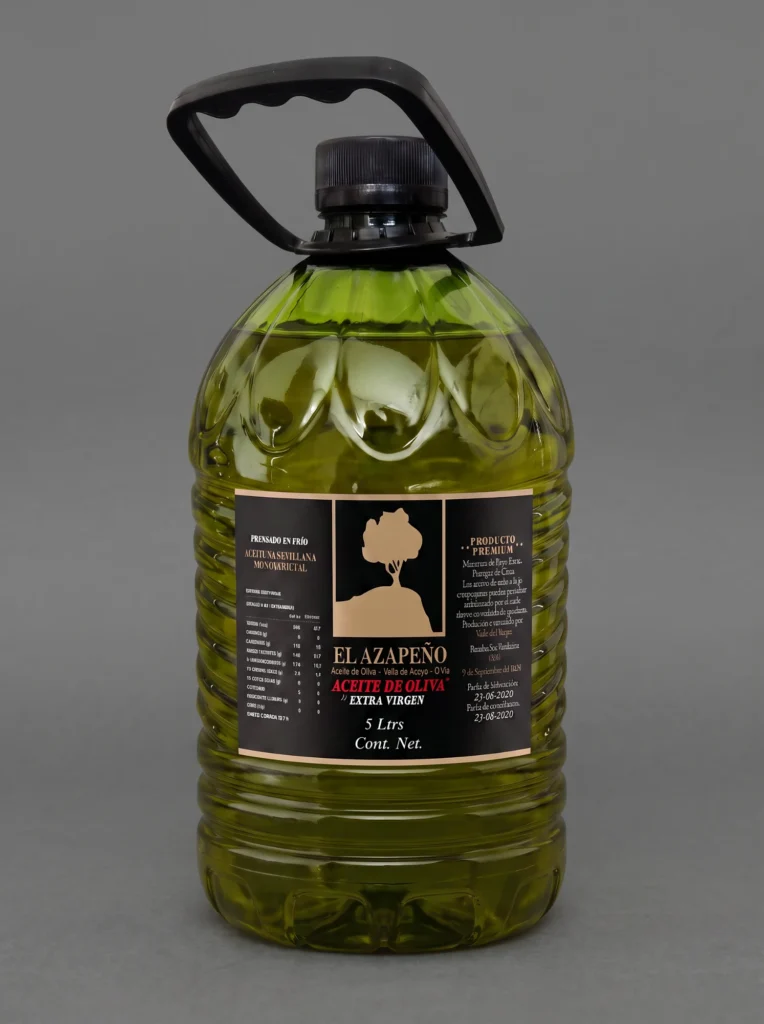 Aceite de Oliva Extra Virgen 5 Litros El Azapeño - Valle de Azapa
